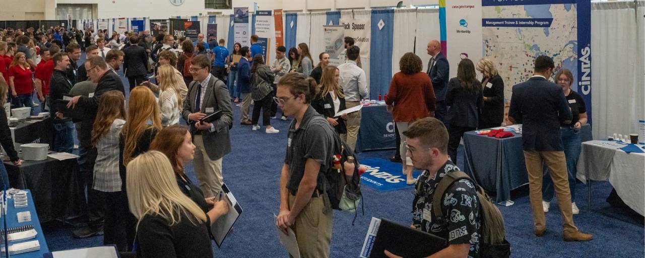 career fair overhead